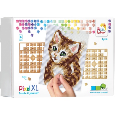 Pixelhobby Мозайка с пиксели XL, Pixelhobby, 40x50 пиксела - Коте (28010)