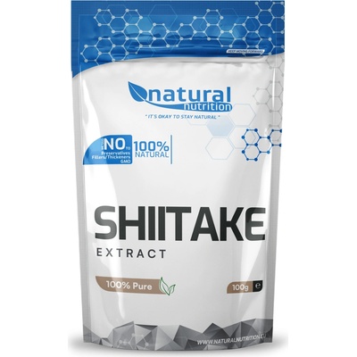 Natural Nutrition Shiitake extrakt prášok 30% Polysacharidov 100 g