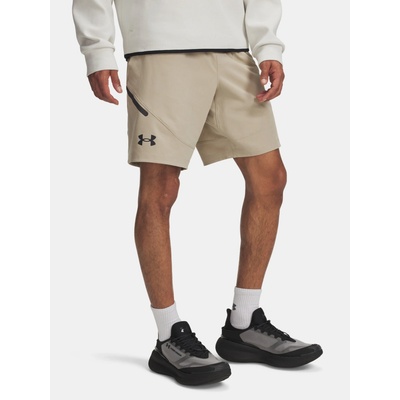 Under Armour UA Unstoppable shorts-BRN Hnědá