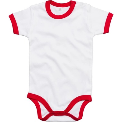 Babybugz Dětské body BZ white red