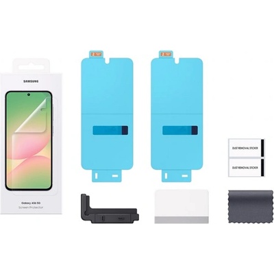 Samsung A56 5G SAMSUNG филм за защита на екрана 2бр. кърпички + поддържаща рамка TRANSFER EF-UA566CTEGWW (EF-UA566CTEGWW)