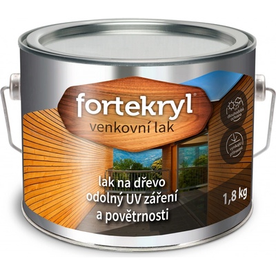 Fortekryl venkovní lak 1,8 kg matný – Sleviste.cz