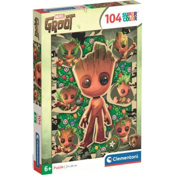 Clementoni Детски пъзел Clementoni от 104 части - Аз съм Грут (25051)