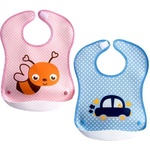 Sevibaby Бебешки лигавник с пластмасов джоб (72 - 134)