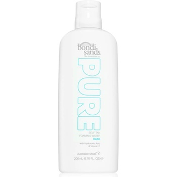 Bondi Sands Pure Self Tan Foaming Water Dark автобронзант-мус с хидратиращ ефект 200ml