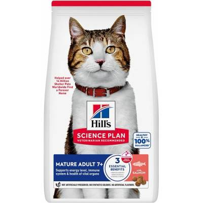 Hill's Science Plan Mature Adult 7+ s lososom 10 kg