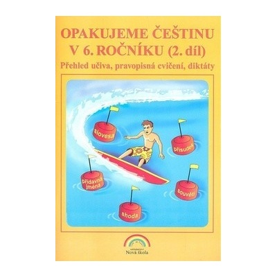 Opakujeme češtinu v 6. ročníku 2. díl - Přehled učiva, pravopisní cvičení, diktáty - Jaromíra Kvačková