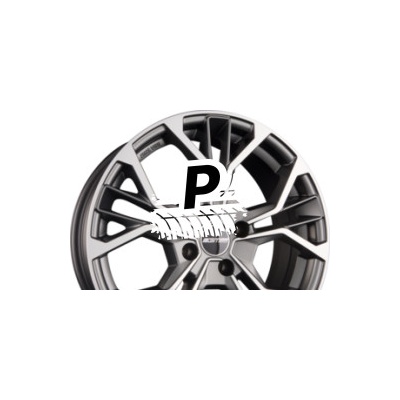 GMP MATISSE 7x17 4x100 ET45 matt anthracite diamond