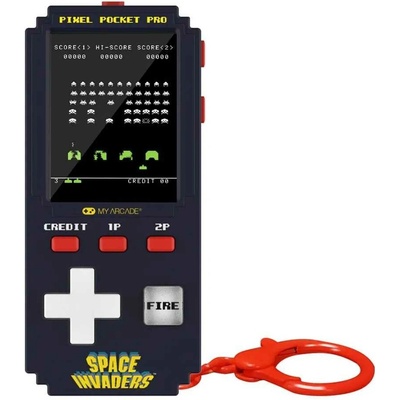 My Arcade Space Invaders Portable Gaming System Pixel Pocket Pro