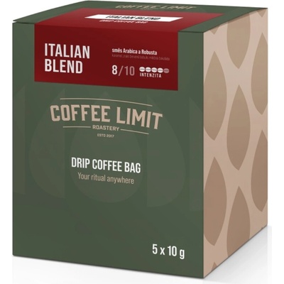 COFFEE LIMIT DRIP COFFEE BAG Italian Blend 5 x 10 g