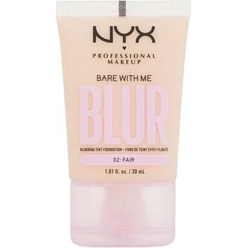 NYX Professional Makeup Bare With Me Blur Tint Foundation zmatňující make-up se středním krytím 02 fair 30 ml