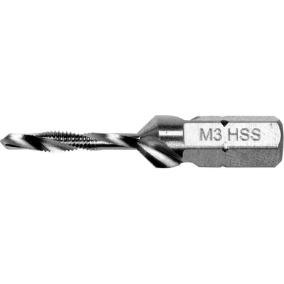 Kombinovaný závitník M3 HEX