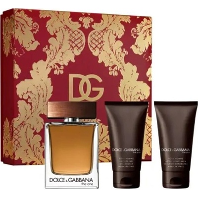 Dolce & Gabbana The One for Men EDT 100 ml + balzam 50 ml + sprchový gél 50 ml