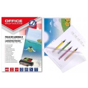 Office Products Q-Connect Lamination film A5 transparent sheet 100 pieces