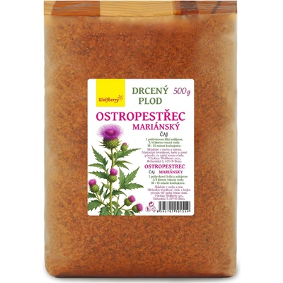 WOLFBERRY Ostropestřec plod drcený bylinný čaj 500 g