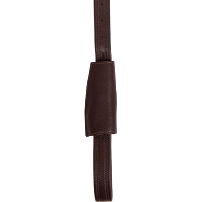 QHP Kožené třmenové řemeny Mono brown Velikost: 60 cm – Zbozi.Blesk.cz