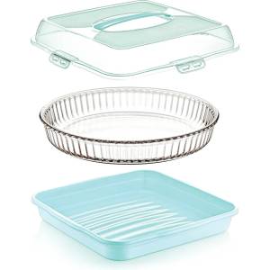 Dünya Plastik DUNYA-Квадратна кутия за торта 36x36xh10cm (30308) (0151394)