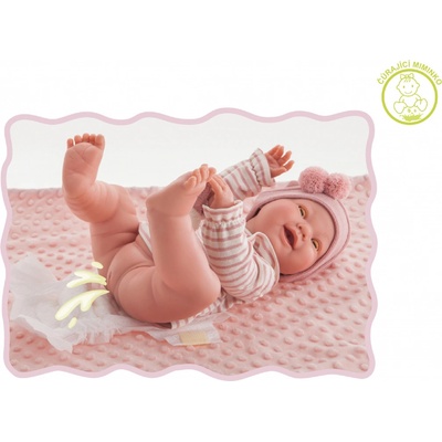 Antonio Juan 50160 MIA mrkací a čůrající realistická miminko s celovinylovým tělem 42 cm