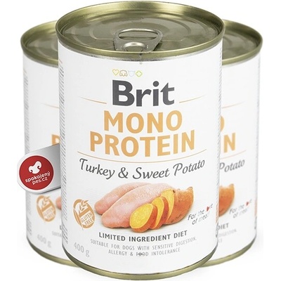 Brit Mono Protein Turkey & Sweet Potato 6 x 400 g