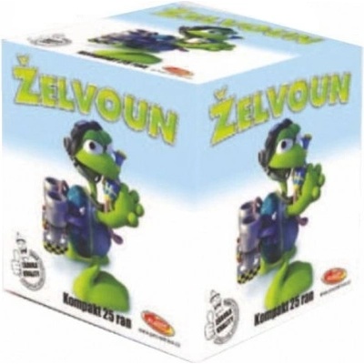 Kompaktný ohňostroj Želvoun 25 rán 20 mm
