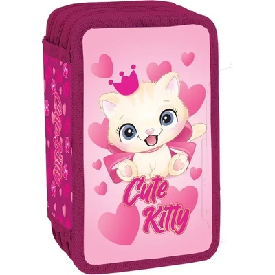 Несесер s-cool с 3 ципа, 39 части kitty