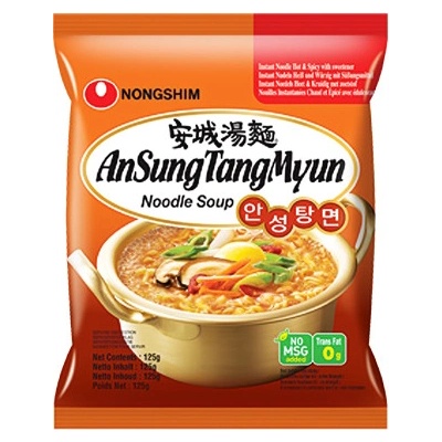 Nongshim polévka An Sung Tang Myun pro 2 osoby 125g