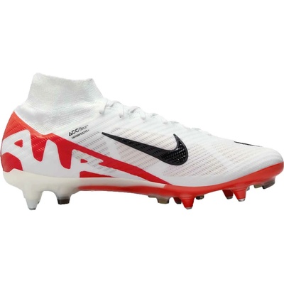 Nike ZOOM SUPERFLY 9 ELITE SG-PRO AC Biela Červená Čierna