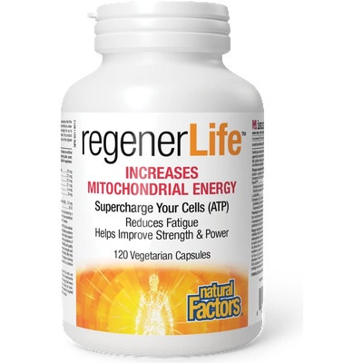 Natural Factors Regener Life Митохондриална енергия 120 капсули | Natural Factors (1901 NF)