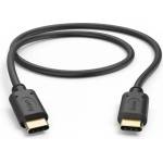 Hama USB кабел Hama USB-C към USB-C, 0.5 m, черен (HAMA-201706)