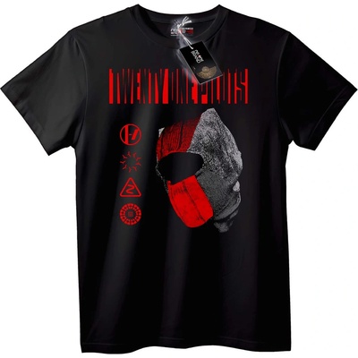 NOONEBRAND Тениска с череп на 21 Pilots - XL, Black