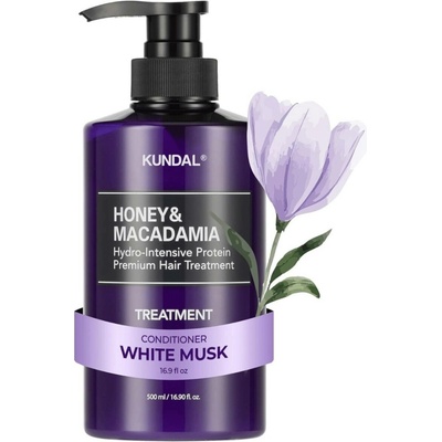 Kundal Honey & Macadamia Protein Treatment Proteinová kúra na vlasy White Musk 500 ml