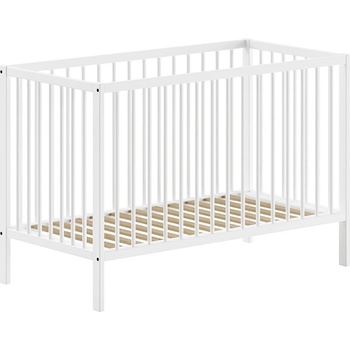 Vipack Бяло детско креватче от масивен бор 60x120 cm DINO - Vipack (DIBB6014)