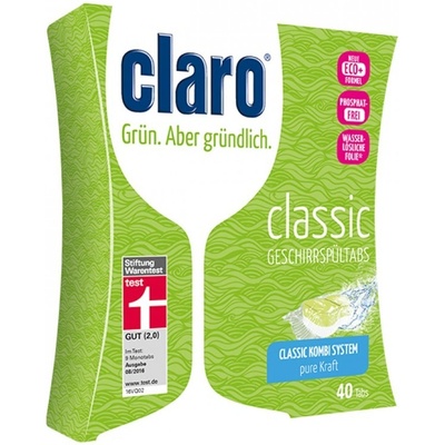 Claro Eco Classic tablety do myčky 40 ks