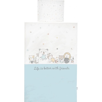 Lorelli СЕТ cosy 3 ЧАСТИ РАНФОРС happy friends СИНЬО (10420016402)