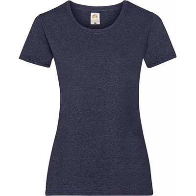 Fruit of the Loom Ladies Valueweight T tmavý denim melír