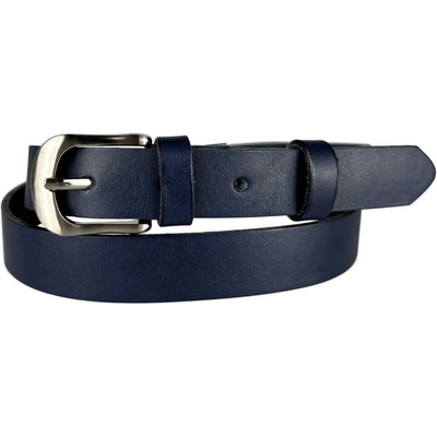 Penny Belts Dámský kožený opasek 2509-56 modrý
