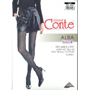 Conte Чорапогащник фигурален Conte Alba Fantasy 50 den