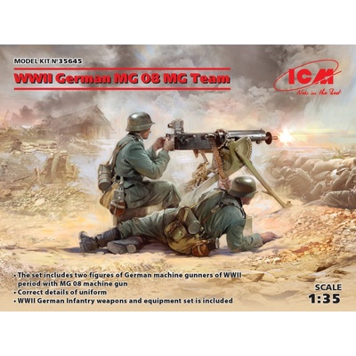 ICM MG08 German WWII and MG Team 2 figúrky 1:35