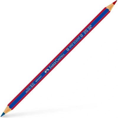 Faber-Castell Janus шестоъгълна тънка червено-синя пощенска марка FC116000 (FC116000)