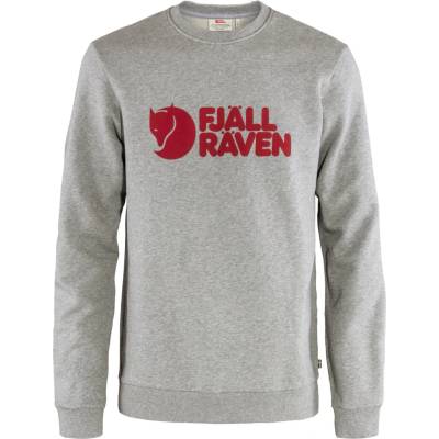 Fjällräven Мъжки пуловер Fjällräven Fjällräven Logo Sweater Jumper - Grey Melange (017-2027-0313)