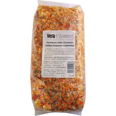 Vera Gurmet Polévková směs červená čočka a pohanka 1 kg