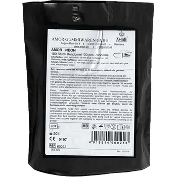 Amor Bulk-Pack: NEON, 100 condoms