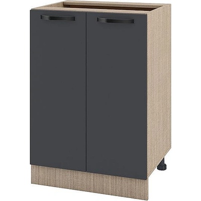 ИРИМ Долен кухненски шкаф Сити МФ-Карбон мат-11-22 60 см