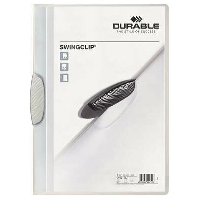 Durable Rýchloviazač A4 Swingclip biely