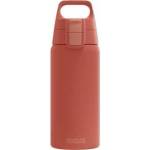 SIGG - Insulated drinking bottle - Thermos bottle Shield Therm One Eco Red - carbonated drinks - leak-proof - dishwasher safe - BPA-free - 90% recycled stainless steel - rust red - 0.5L - 6022.40