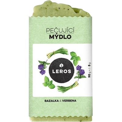 LEROS pečující mýdlo bazalka & verbena 90 g