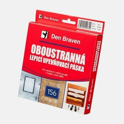 Den Braven Obojstranná lepiaca upevňovacia páska 15 x 2 mm x 10 m
