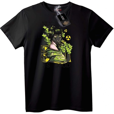 NOONEBRAND Тениска Ядрено момиче - 2XL, Black