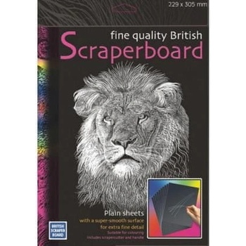 Essdee Prázdná škrabací folie se škrabáky 10 ks