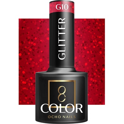 Ocho Nails lak na nechty s trblietkami G10 5 g